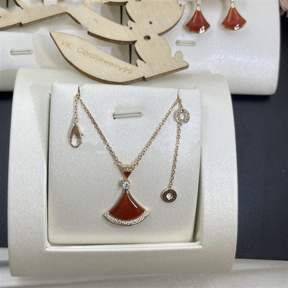 [Eternal Jewelry]DREAM NECKLACE CARNELIAN DIAMOND