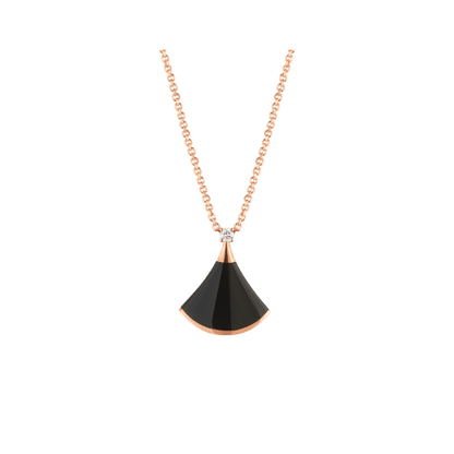 [Eternal Jewelry]DREAM NECKLACE ONYX 1 DIAMOND