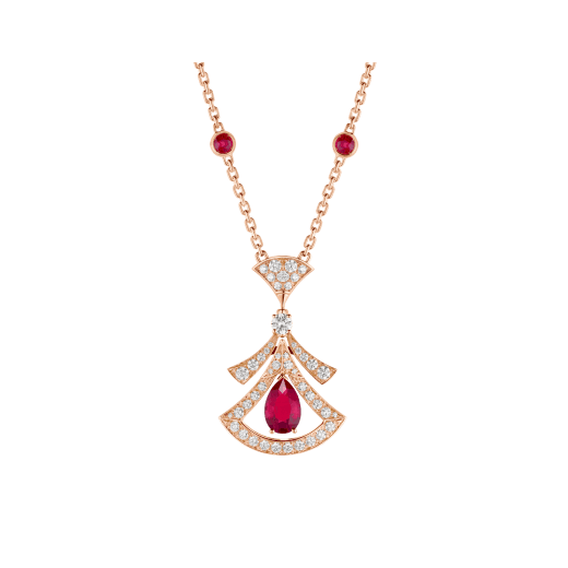[Eternal Jewelry]DREAM NECKLACE CARNELIAN DIAMOND PINK GOLD