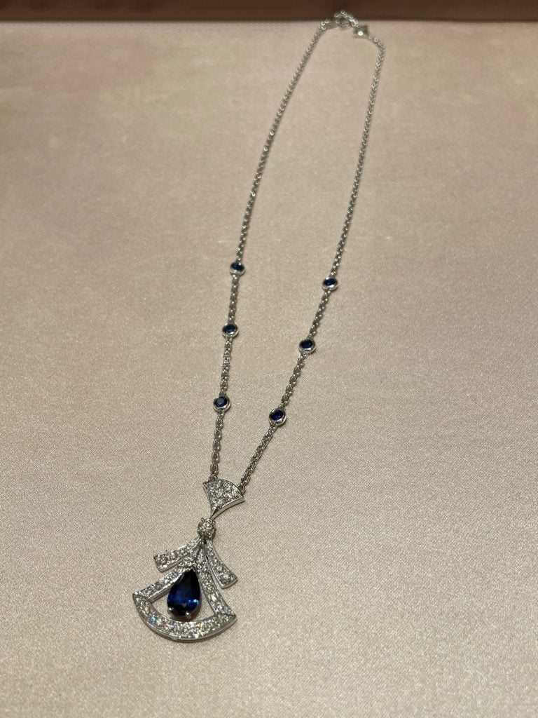 [Eternal Jewelry]DREAM NECKLACE AGATE DIAMOND SILVER