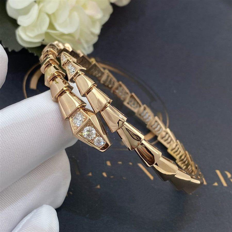[Eternal Jewelry]SERPENTI BRACELET DIAMONDS PINK GOLD