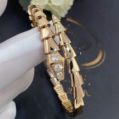 [Eternal Jewelry]SERPENTI BRACELET DIAMONDS PINK GOLD