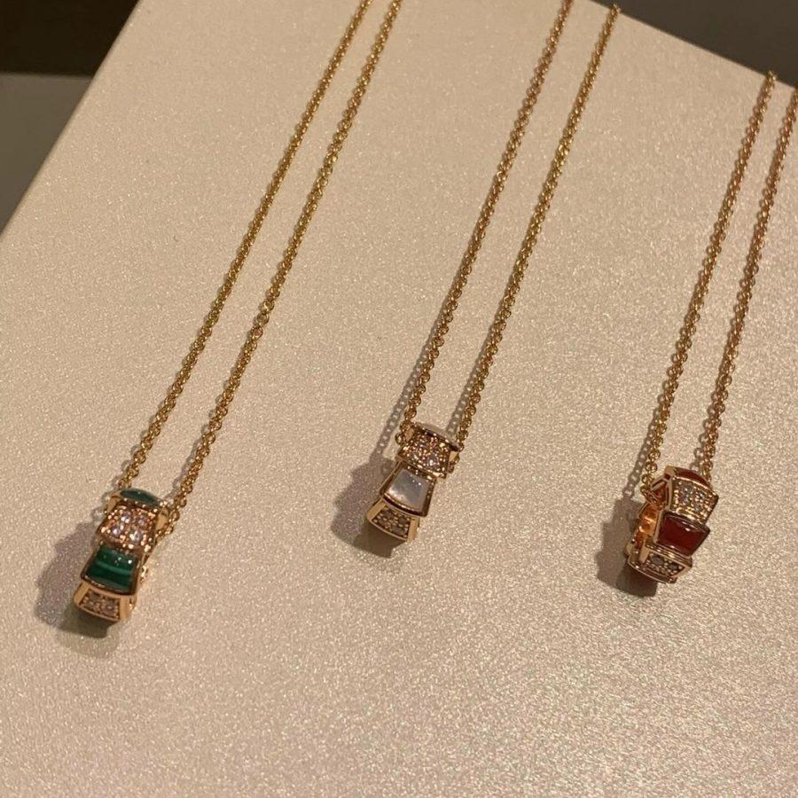 [Eternal Jewelry]SERPENTI PEDANT DIAMOND NECKLACE