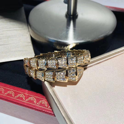 [Eternal Jewelry]SERPENTI BRACELET 8MM GOLD DIAMOND