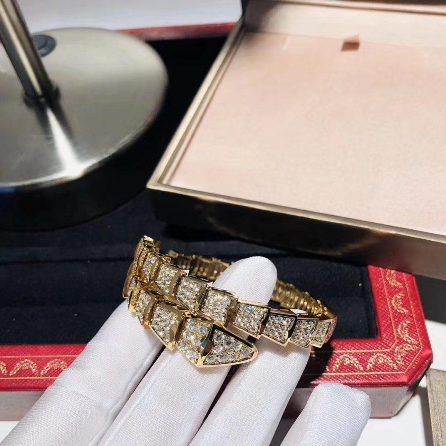 [Eternal Jewelry]SERPENTI BRACELET 8MM GOLD DIAMOND