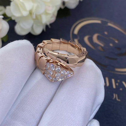 [Eternal Jewelry]SERPENTI RING PINK GOLD DIAMOND