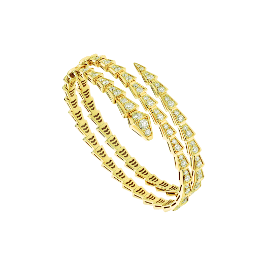 [Eternal Jewelry]SERPENTI BRACELET GOLD DIAMOND DOUBLE ROW