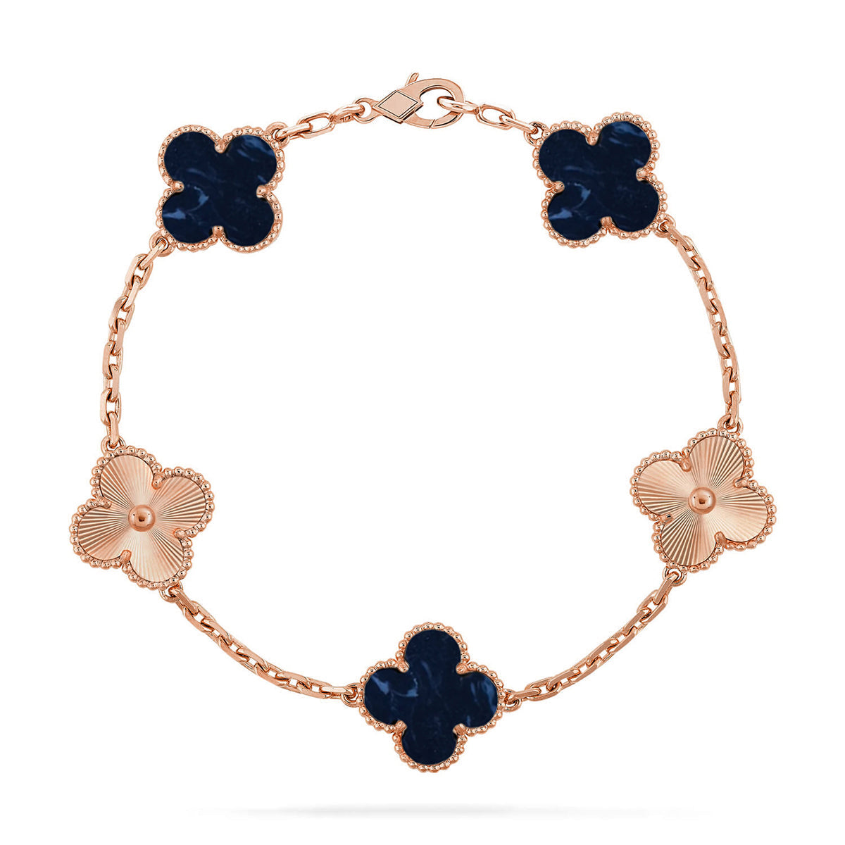 [Eternal Jewelry]CLOVER 5 MOTIF PIETERSITE BRACELET COLLECTION