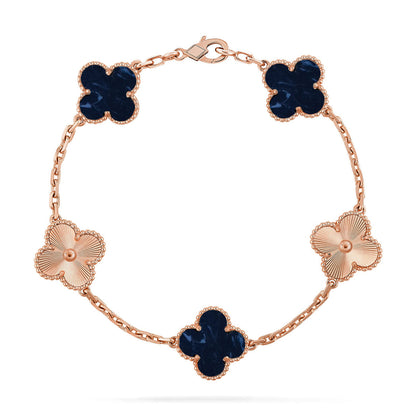 [Eternal Jewelry]CLOVER 5 MOTIF PIETERSITE BRACELET COLLECTION