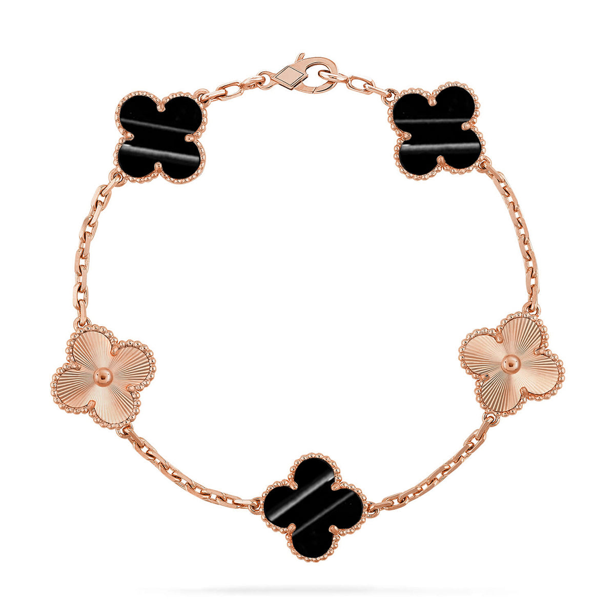 [Eternal Jewelry] CLOVER 5 MOTIF PULSAR STONE BRACELET COLLECTION