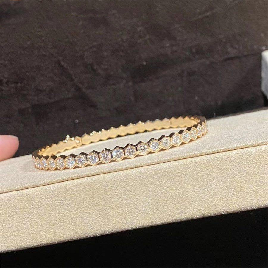 [Eternal Jewelry]BEE LOVE GOLD BRACELET FULL DIAMOND
