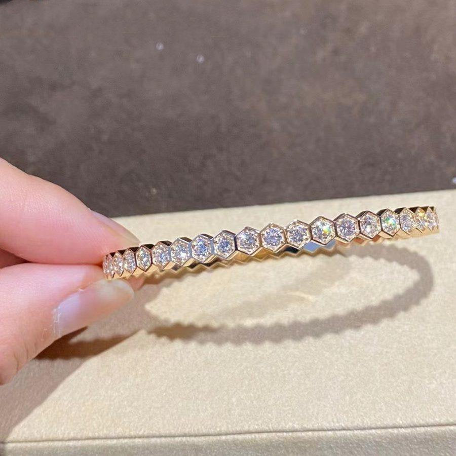 [Eternal Jewelry]BEE LOVE GOLD BRACELET FULL DIAMOND