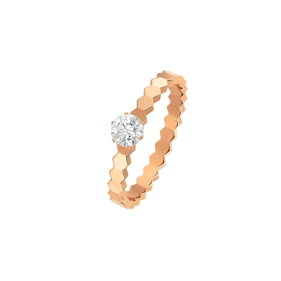 [Eternal Jewelry]BEE LOVE RING PINK GOLD 1 DIAMOND