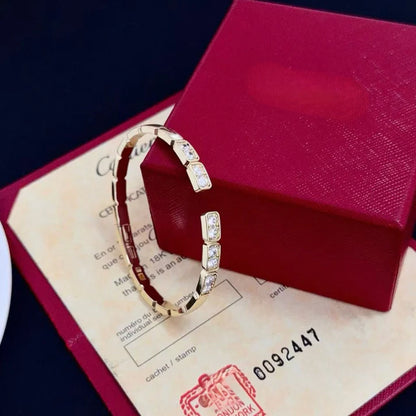 [Eternal jewelry]LOVE DIAMOND OPEN BRACELET