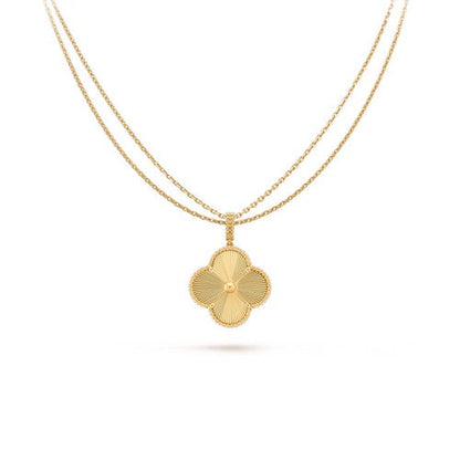[Eternal Jewelry]CLOVER 25MM PEDANT NECKLACE GOLD
