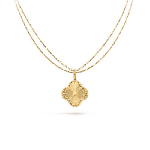 [Eternal Jewelry]CLOVER 25MM PEDANT NECKLACE GOLD