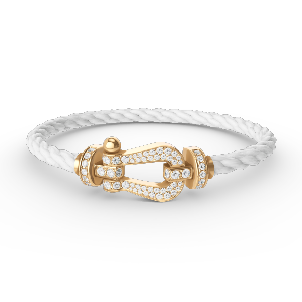 [Eternal Jewelry]FORCE LARGE HORSESHOE FULL DIAMOND BRACELET GOLD