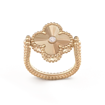 [Eternal Jewelry]CLOVER RIVERSIBLE ROSE GOLD RING
