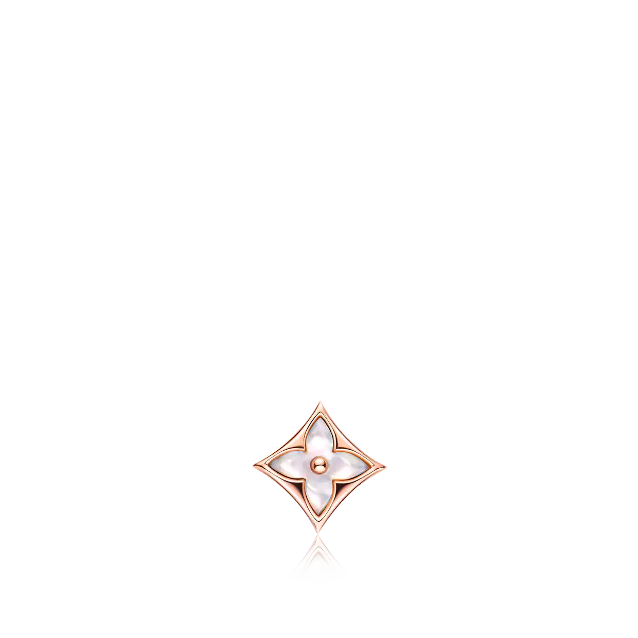 [Eternal Jewelry]STAR MOP PINK GOLD EARRINGS