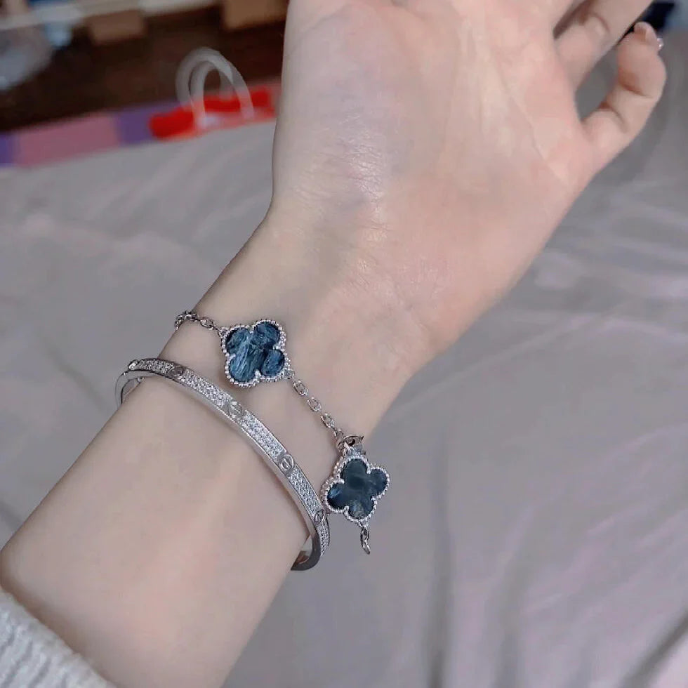 [Eternal Jewelry]CLOVER 5 MOTIF PIETERSITE BRACELET COLLECTION