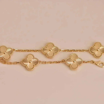[Eternal Jewelry]CLOVER 5 FLOWERS LASER BRACELET