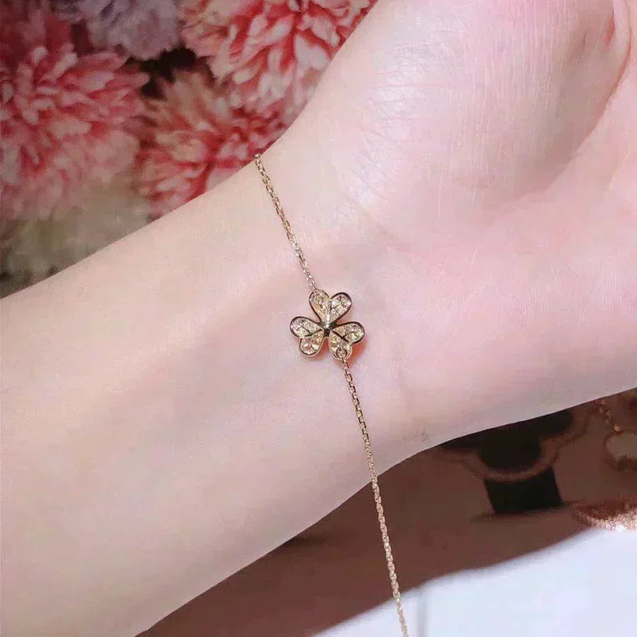[Eternal Jewelry]FRIVOLE GOLD FLOWER DIAMOND BRACELET