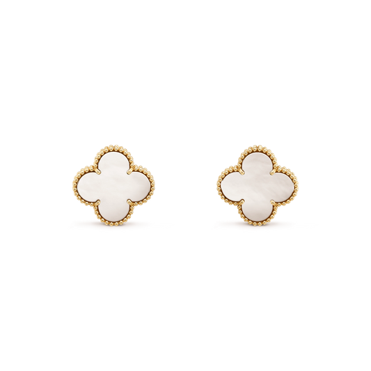 [Eternal Jewelry]CLOVER MINI GOLD EARRINGS