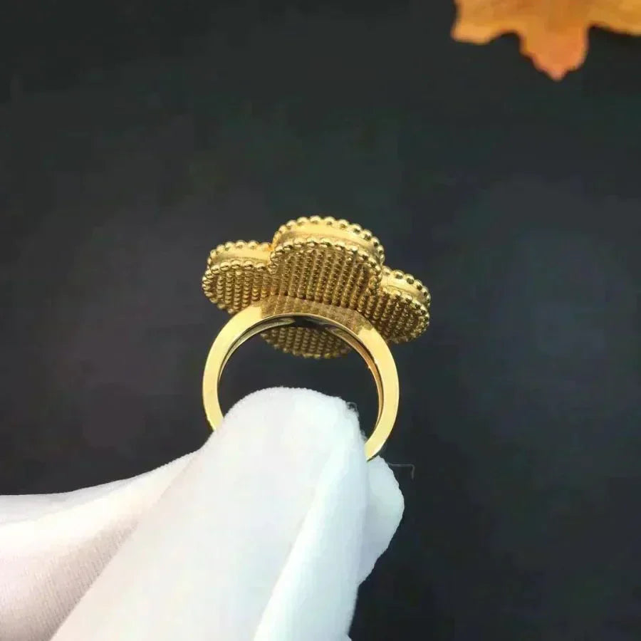 [Eternal Jewelry]CLOVER MALACHITE RING