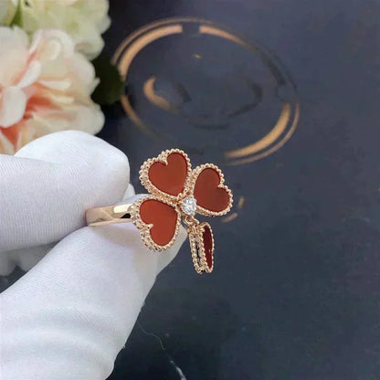[Eternal Jewelry]SWEET CLOVER CARNELIAN RING