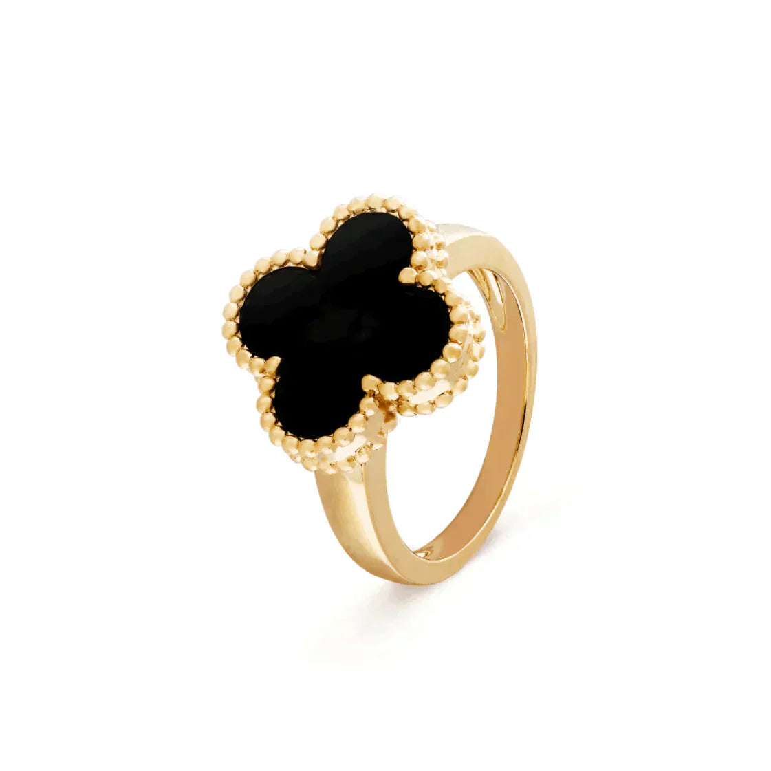 [Eternal Jewelry]CLOVER ONYX RING
