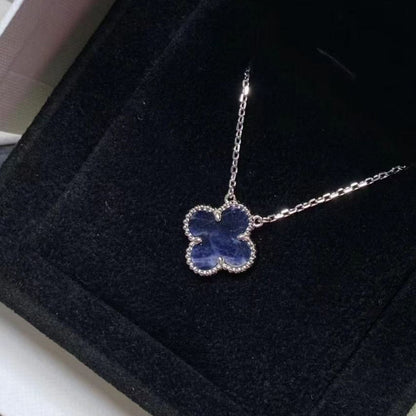[Eternal Jewelry]CLOVER 15MM PIETERSITE NECKLACE SILVER