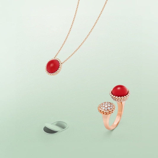 [Eternal Jewelry]PERLEE COULEURS DIAMOND ROSE GOLD BETWEEN THE FINGER RING