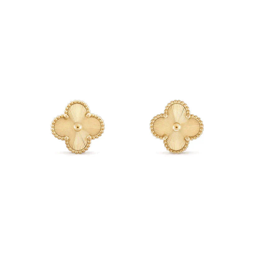 [Eternal Jewelry]CLOVER MEDIUM 1 MOTIFS LASER EARRINGS
